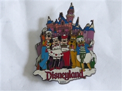 Disney Trading Pins 17920 DLR - Large Winter 2002 at Disneyland (Fab 5) 3D Black Prototype