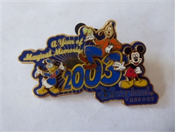 Disney Trading Pin   17925 DLR - 2003 A Year of Magical Memories (FAB 3) 3D