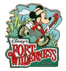Disney Trading Pins 17946: WDW - Fort Wilderness Resort with Hiking Mickey
