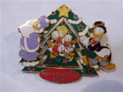 Disney Trading Pin 18228 Mickey & Pals - Merry Christmas 2002 (Donald, Daisy & Nephews) Spinner