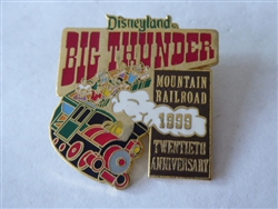 Disney Trading Pin 184 Disneyland L/E Big Thunder Mountain 20th Anniversary