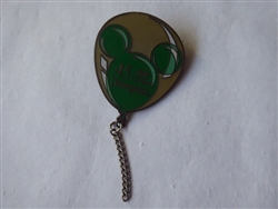Disney Trading Pin 1852 DLR - 45th Anniversary Balloon Series (Green)