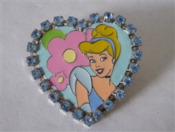 Disney Trading Pins  18731 UK Disney Store - Jeweled Heart (Cinderella)