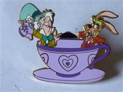 Disney Trading Pins 18797 WDW - Four Parks One World (Mad Hatter & March Hare)