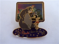 Disney Trading Pin 18947 DLR - Where Friends Share the Magic (Jungle Book) 3D