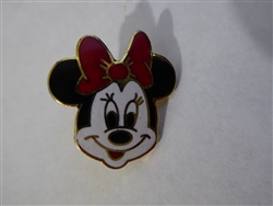 Disney Trading Pins 1900 Black & White Minnie Face w/Red Bow (Europe)