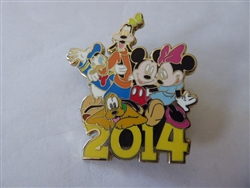 Disney Trading Pin Jerry Leigh - 2014 Fab 5 (Donald, Goofy, Mickey, Minnie & Pluto)