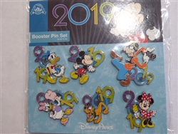 Disney Trading Pin  DISNEY PARKS 2019 BOOSTER PIN SET