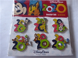 Disney Trading Pins 2020 MICKEY AND FRIENDS 6 PIN BOOSTER SET