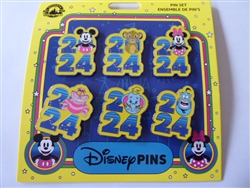 Disney Trading Pins 2024 Dated Booster Set
