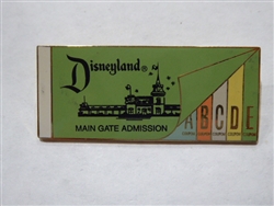Disney Trading Pins  2037 Disneyland Cast Exclusive Ticket Book