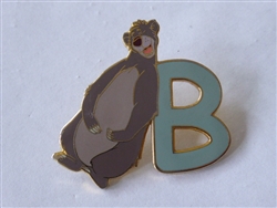 Disney Trading Pin 20386 Alphabet Pin - B (Baloo)