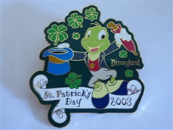 Disney Trading Pins 20657 DLR - St. Patrick's Day 2003 (Jiminy Cricket)