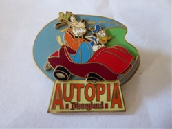 Disney Trading Pins  20758 DLR Attractions - Autopia (Goofy & Donald) 3D