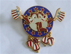 Disney Trading Pin  22068 DLR - Mickey's All American Pin Trading Festival (Chip & Dale) Dangle