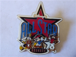 Disney Trading Pin  22085 WDW - Disney's All Star Resorts (Donald, Mickey & Goofy) 3D