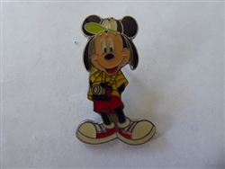 Disney Trading Pins  DLR - Tourist Mickey Mouse Silver Epoxy Production Sample