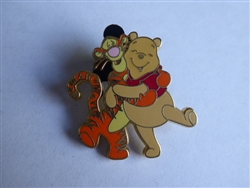 Disney Trading Pin 23175 DLR Cast Member Lanyard Series - Pooh Friends (Tigger & Pooh Hugging)