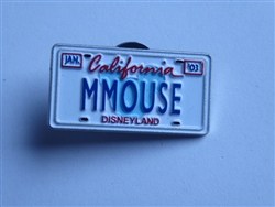 Disney Trading Pin 23176 DLR Cast Member Lanyard Series - License Plates (MMOUSE)