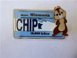 Disney Trading Pins 23407     JDS - Chip - Chip & Dale - Minnesota - Disney Across America