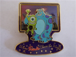 Disney Trading Pin 23612 DLR - Where Friends Share the Magic (Monsters Inc.) 3D