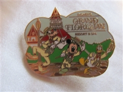 Disney Trading Pins  23901: WDW Hotels - Grand Floridian Resort & Spa (Mickey, Goofy & Donald) Larger Version