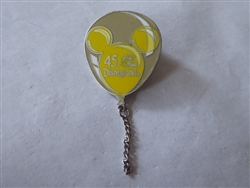 Disney Trading Pin  2406 DLR - 45th Anniversary Balloon Series (Yellow) Annual Passholder Exclusive