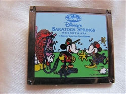 Disney Trading Pin 24314: DVC - Saratoga Springs Preview (Mickey & Minnie)