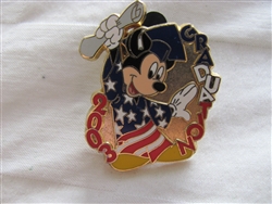 Disney Trading Pin 24606 Patriotic Mickey Graduation 2003