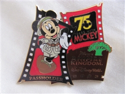 Disney Trading Pin 25613: WDW - Disney's Animal Kingdom 75 Years With Mickey (Annual Passholder 2003)