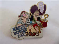 Disney Trading Pin 26037 DLR - Happy Bosses Day 2003 (Captain Hook)