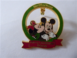 Disney Trading Pin 26052     WDW - Mickey & Minnie - Christmas Mistletoe Series 2003