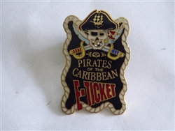 Disney Trading Pin 264 WDW - Pirates Of The Caribbean E-Ticket