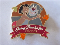 Disney Trading Pin 26431 Disney Auctions - Giving Thanks (Mowgli & Baloo - Friends)