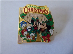 Disney Trading Pin 26573     TDR - Mickey, Minnie, Huey, Dewie & Louie - Pink - Christmas 2003 - Harborside Christmas - TDS