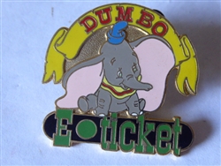 Disney Trading Pin 266 WDW - Dumbo E-Ticket - Error Pin