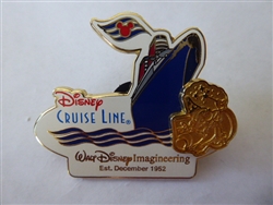 Disney Trading Pin  26735 WDI - 50th Anniversary - Disney Cruise Line (Gold)