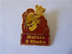 Disney Trading Pins 27403     DLRP Lion king Simba & Mufasa