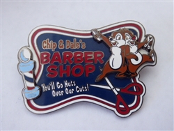 Disney Trading Pin 27427     DLR - Chip and Dale - Barber Shop