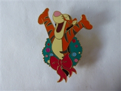 Disney Trading Pin 27438     Disney Auctions - Tigger Christmas Wreath