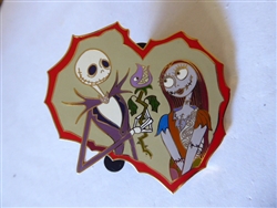 Disney Trading Pin 28222 Disney Auction (P.I.N.S.) - Jack and Sally Valentine's Day