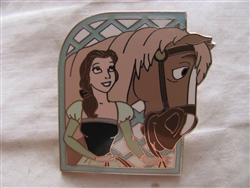 Disney Trading Pin 28288 Princesses With Their Horses (Belle & Philippe)