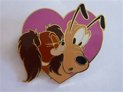 Disney Trading Pin 28519 Disney Auctions (P.I.N.S.) - Valentines Day 2004 (Pluto and Fifi)