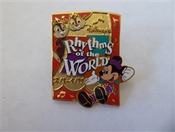 Disney Trading Pin 28936     TDR - Mickey, Chip & Dale - Orange - Rhythms of the World 2004 - TDS