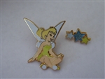 Disney Trading Pin 29036     JDS - Tinker Bell - Sitting & Laughing with Stars - 2 Pin Set