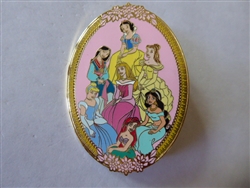 Disney Trading Pins 29419     Disney Auctions - Seven Princesses Cameo