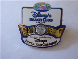 Disney Trading Pin  2962 Disney's Beach Club Villas Sand Breaking