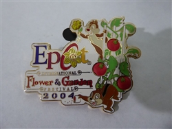 Disney Trading Pin 29645 Epcot International Flower and Garden Festival 2004 - Chip and Dale (Free D)