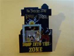 Disney Trading Pin 29704 DLR Tower of Terror - Drop into the Zone