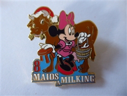 Disney Trading Pin 29850     JDS - Minnie Mouse - 8 Maids a Milking - Twelve Days of Christmas